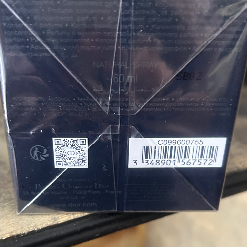 Dior Sauvage Elixir in Deep Blue 2 oz purchased at Ulta - Picture 3 of 3